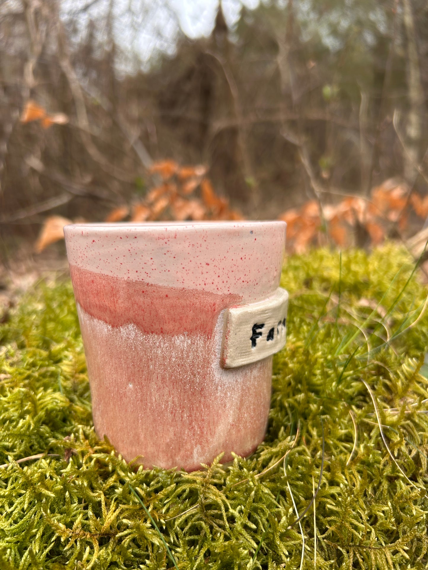 "Farmor♥︎"(lyserød og rosa)